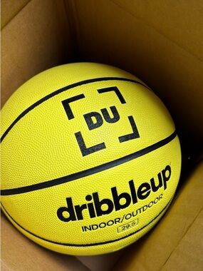 Dribbleup Kids Yellow Indoor/Outdoor Basketball